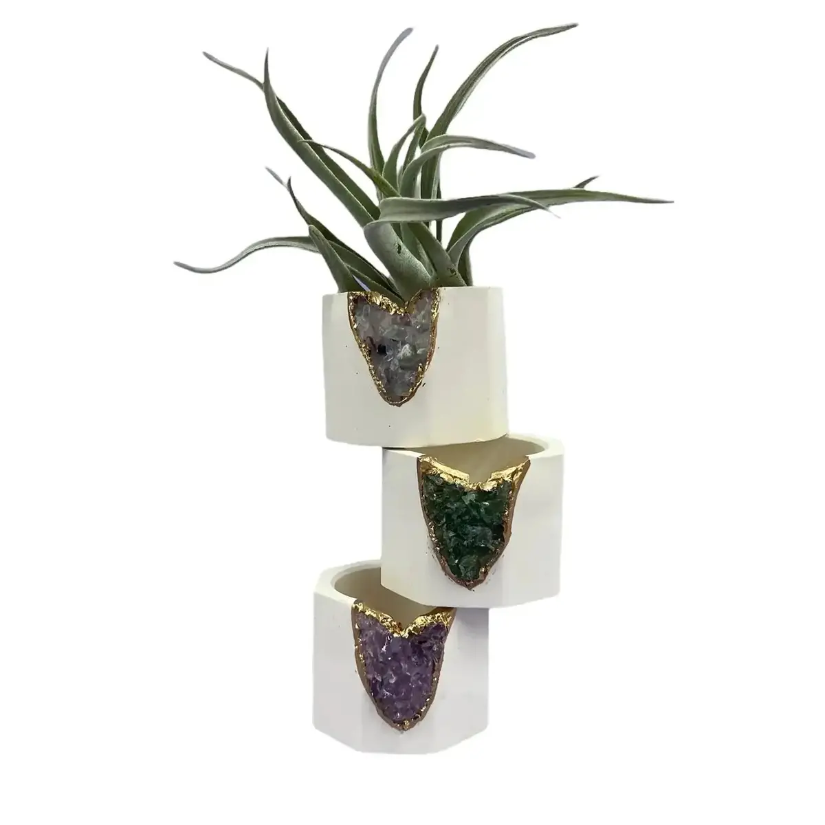 Cream Geode Vessel - Celestite 1