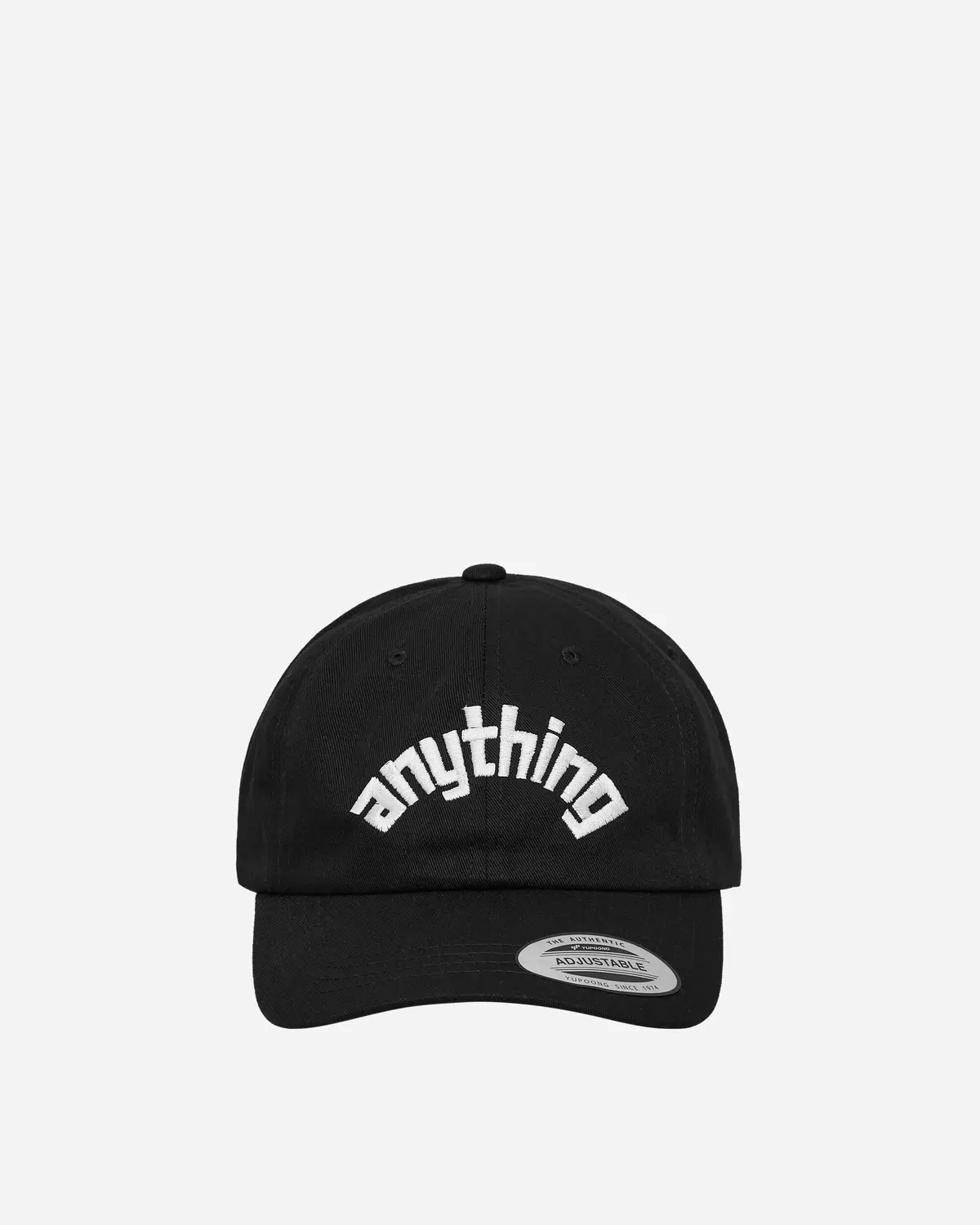 Curved Logo Dad Hat Black 1