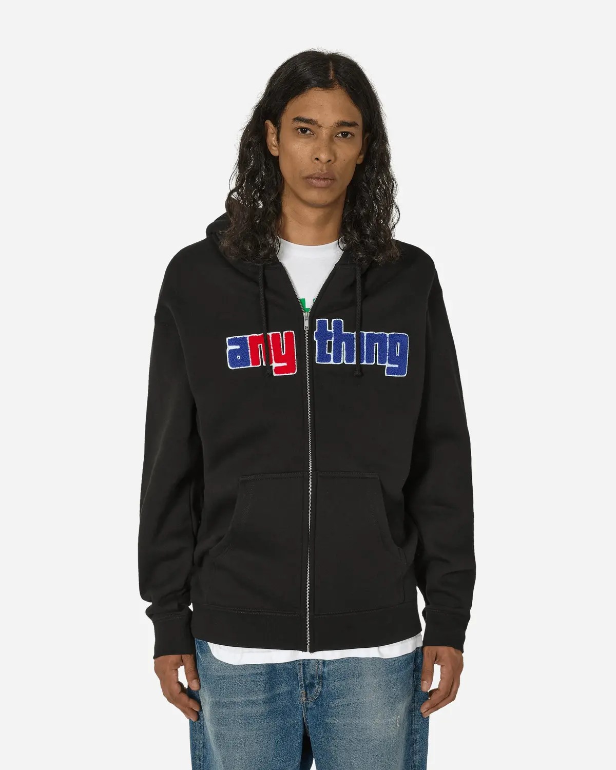 Speedball Logo Zip-Up Hoodie Black 1