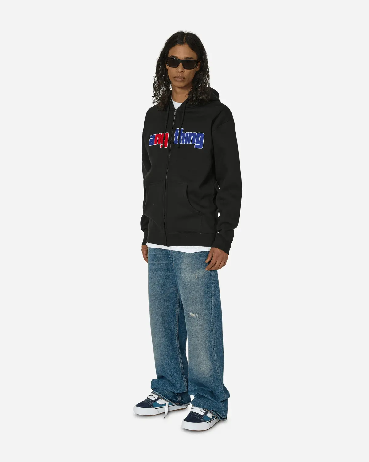 Speedball Logo Zip-Up Hoodie Black 4