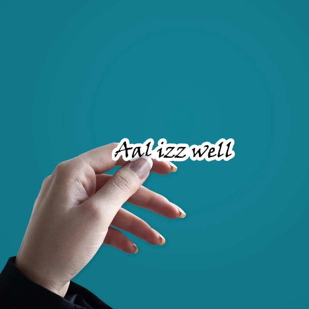 Aal Izz Well Sticker 2