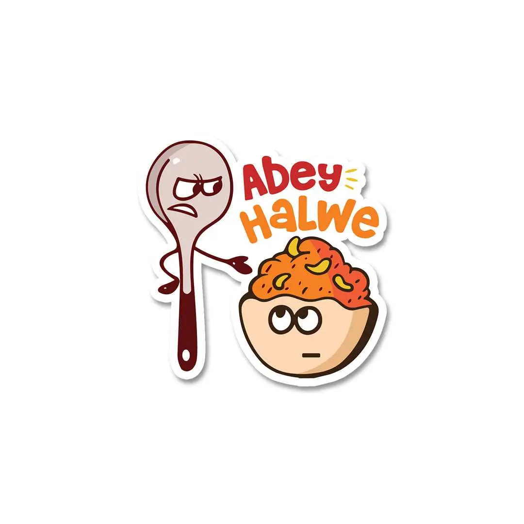 Abey Halwe Sticker 1