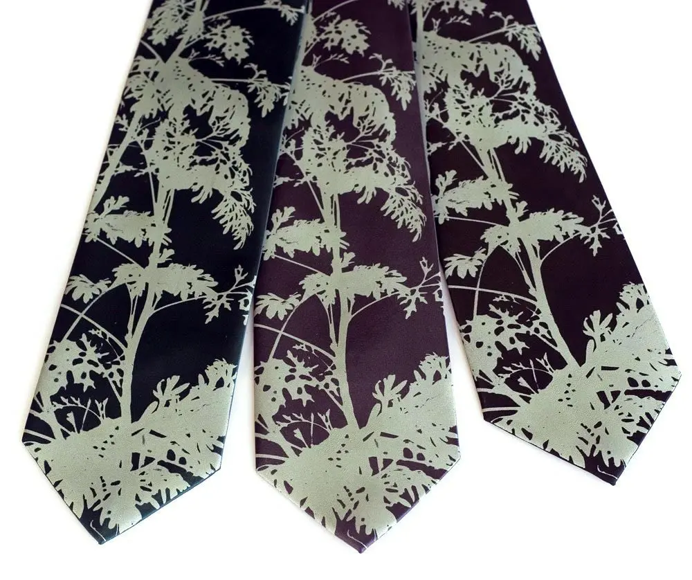 Absinthe Necktie. Wormwood Plant Tie 1