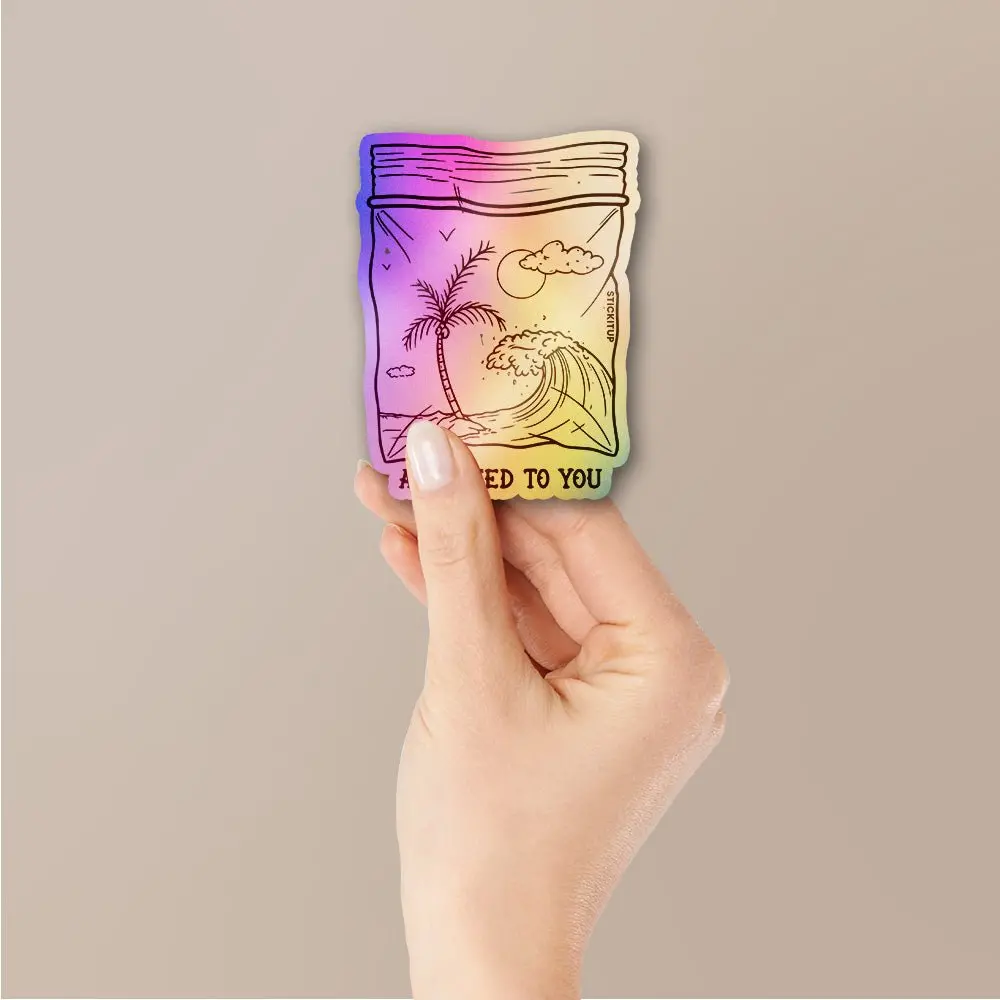 Addicted Holographic Stickers 2