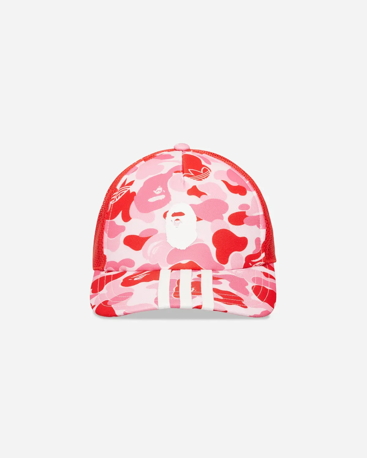 Bape Trucker Cap Clear Pink 2