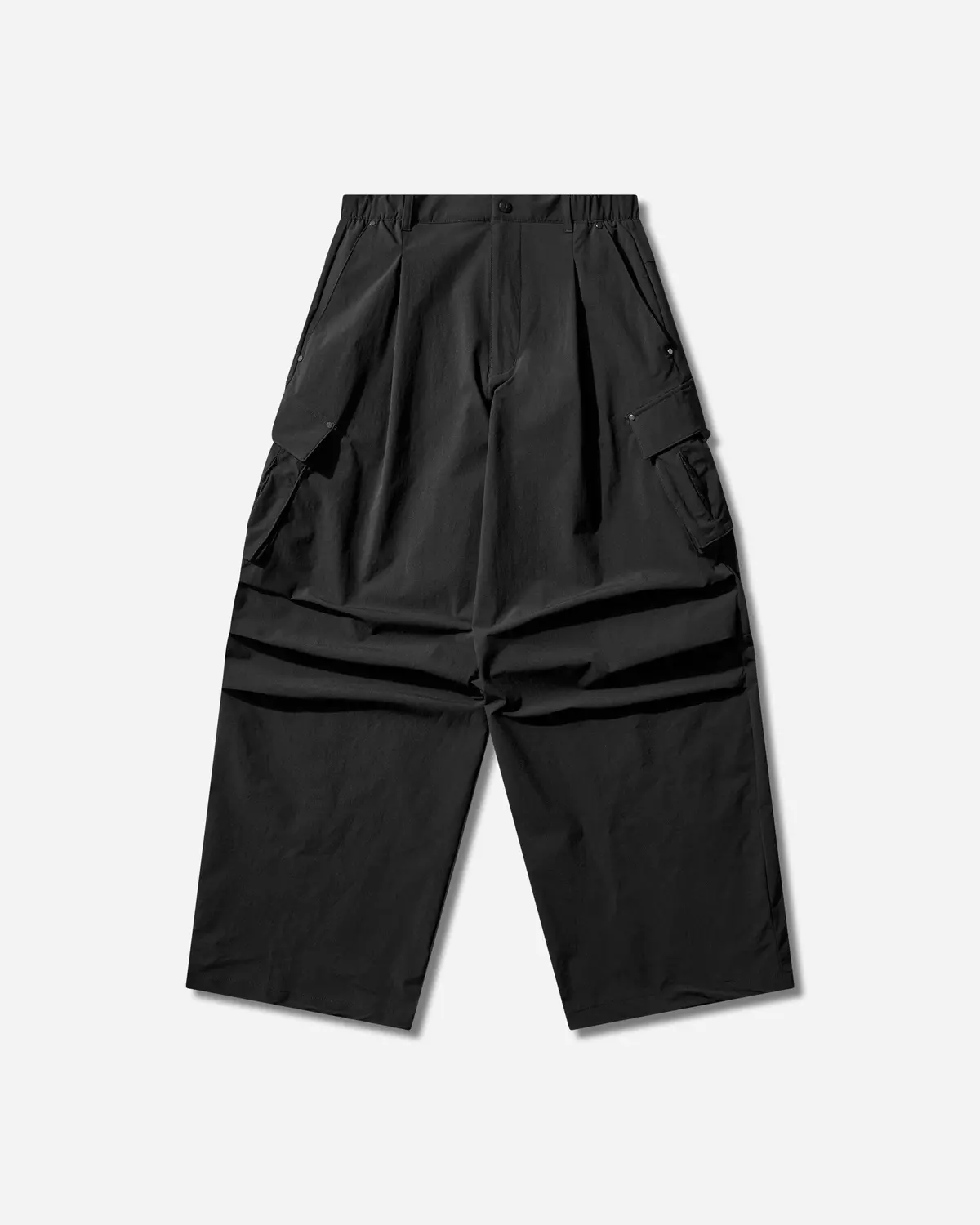 Men's Premium Essentials Utility Cargo Pants Black 1