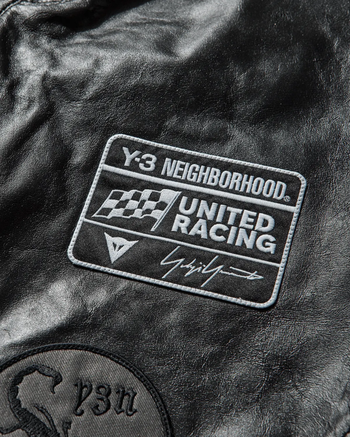 Men's Y-3 X Neighborhood Dainese Leather Racer Pants Black 3