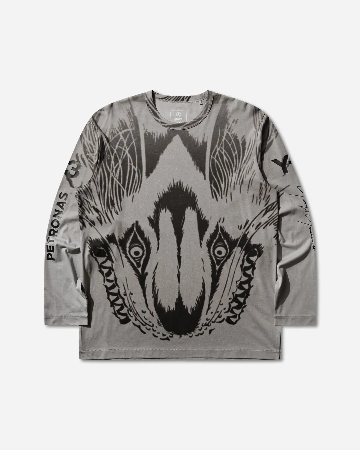 Mercedes-Amg Wolf Graphic Long Sleeve T-Shirt Black 1