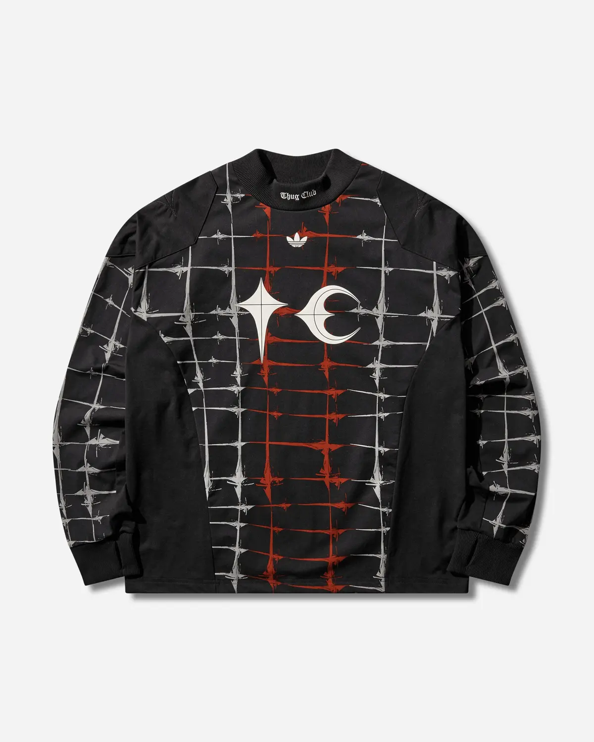 Men's Thug Club Goalie Longsleeve T-Shirt Black 1