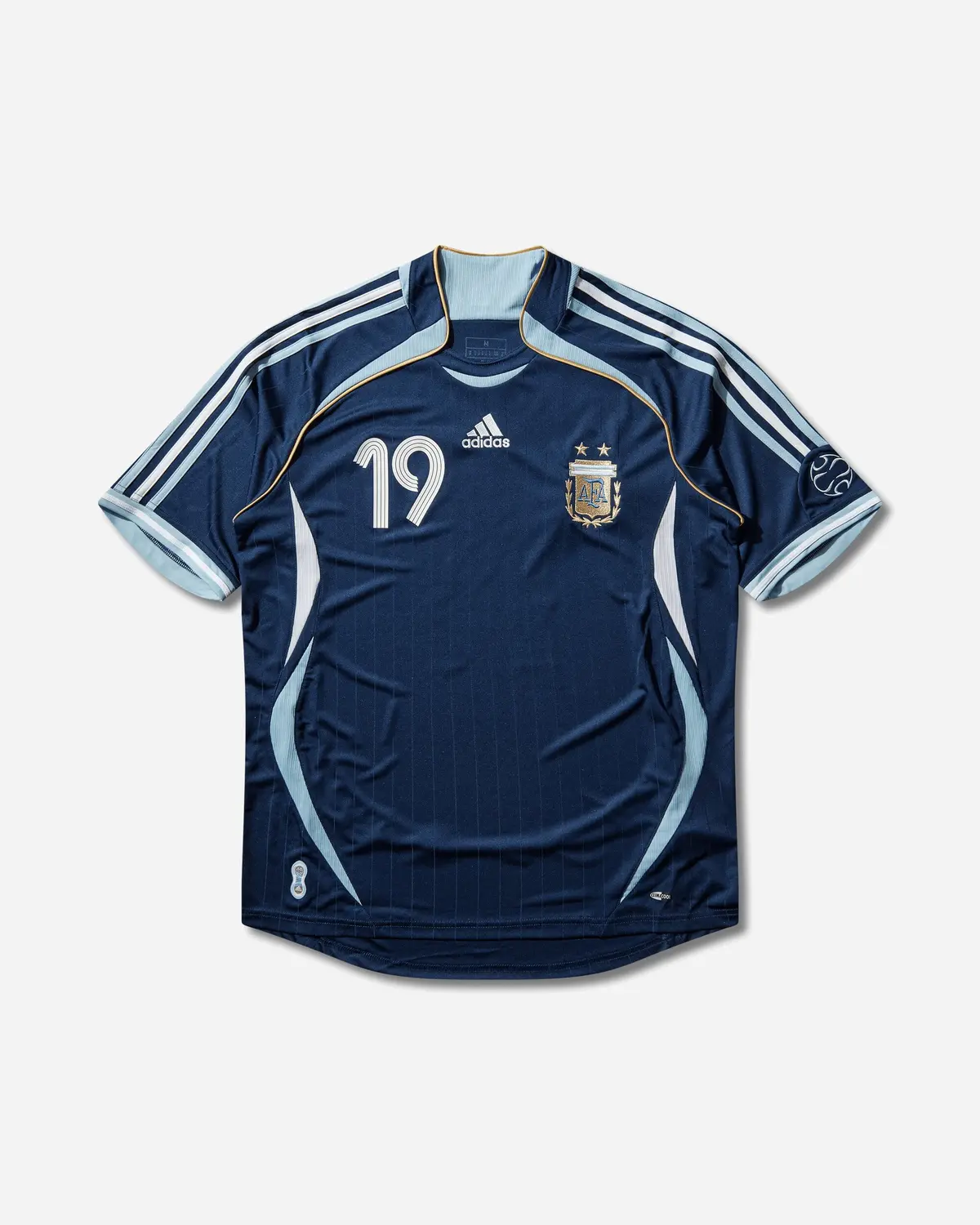 Men's Argentina Away Jersey 2006 Messi Dark Blue 1