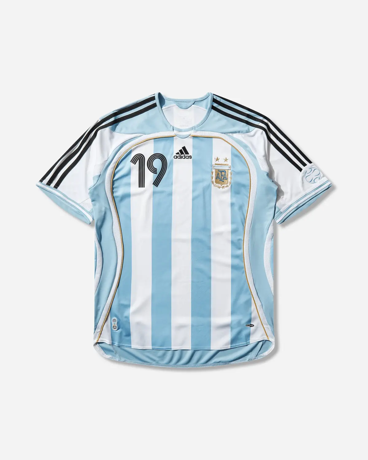 Men's Argentina Home Jersey 2006 Messi White 1