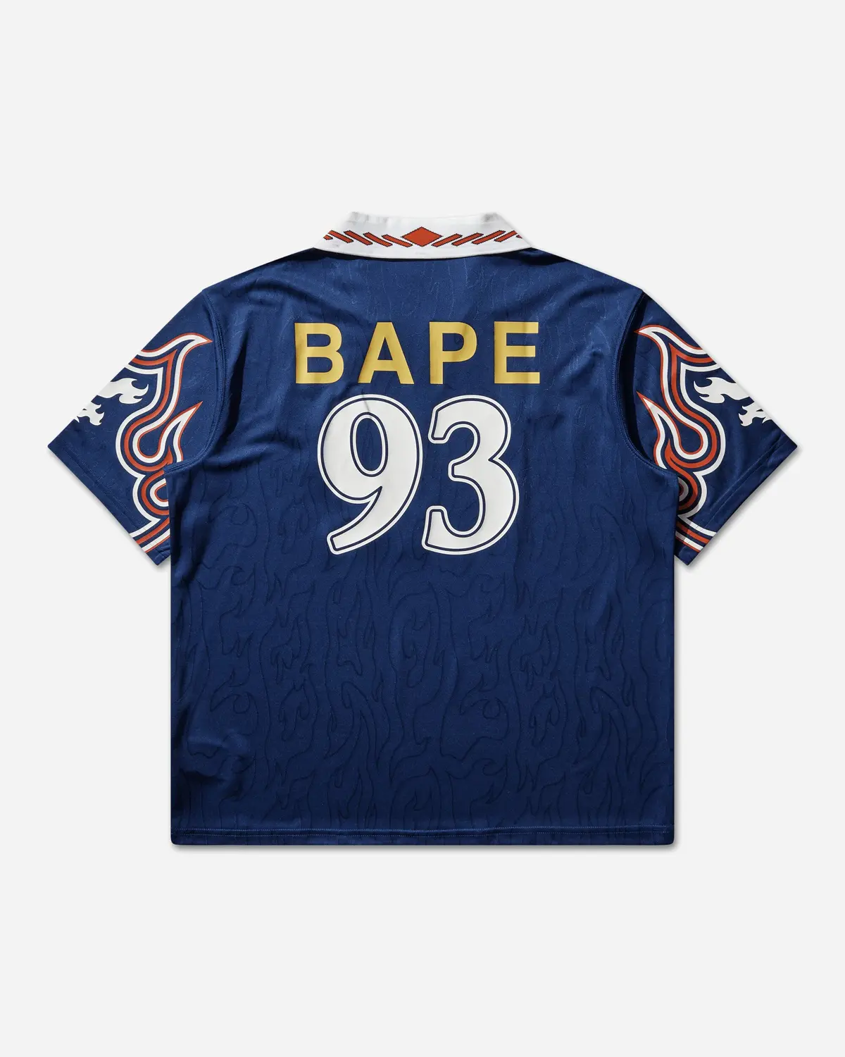 Bape Ssl Flame Jersey Japan Blue 2