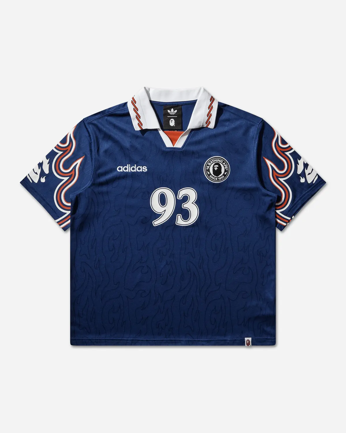 Bape Ssl Flame Jersey Japan Blue 1