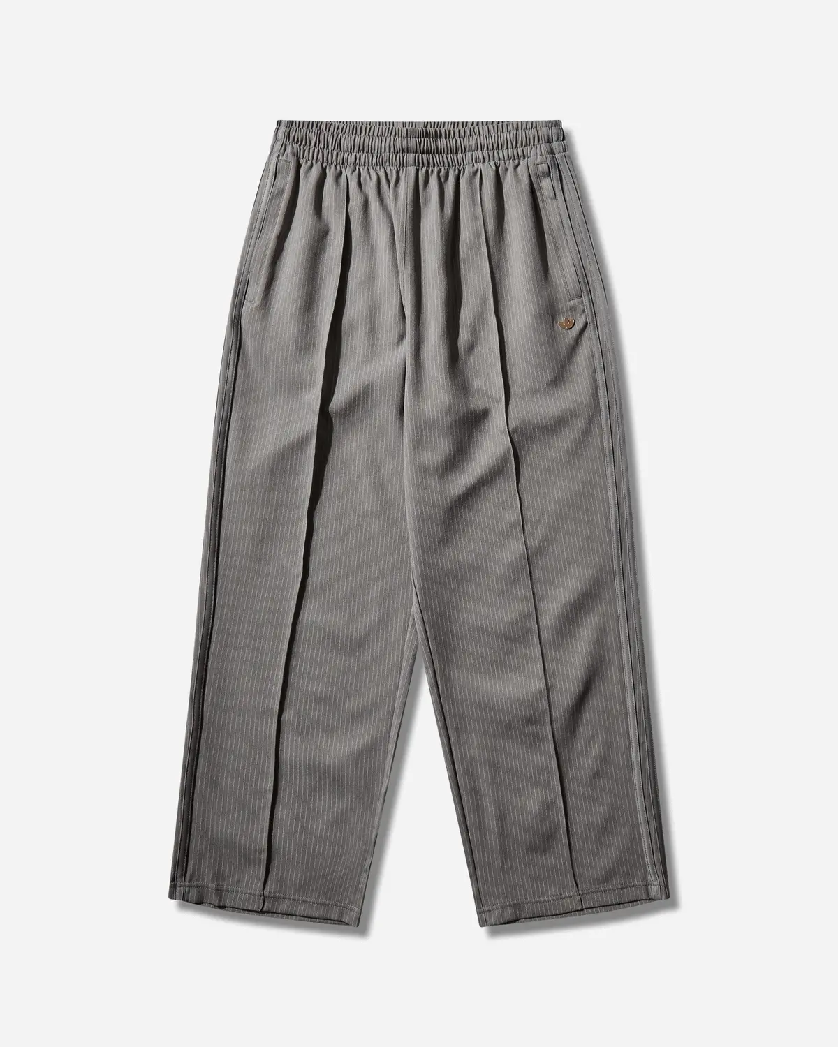 Men's Firebird Loose Pinstripes Track Pants Grey Four 1