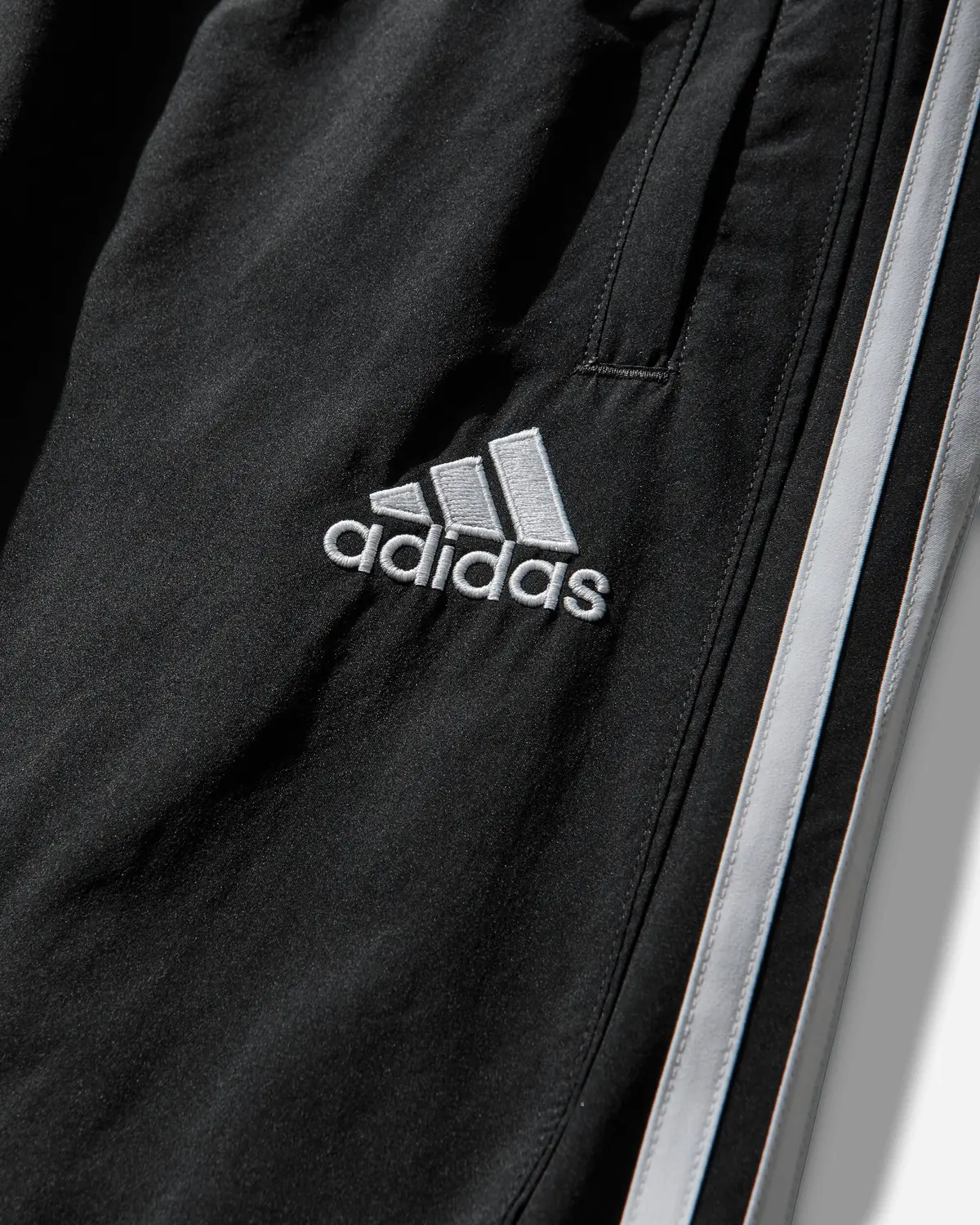 Men's Teamgeist Adicolor Track Pants Black / White 3