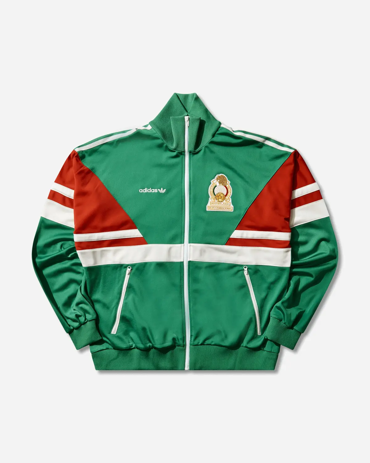 Men's Mexico 1986 Track Top Green 1