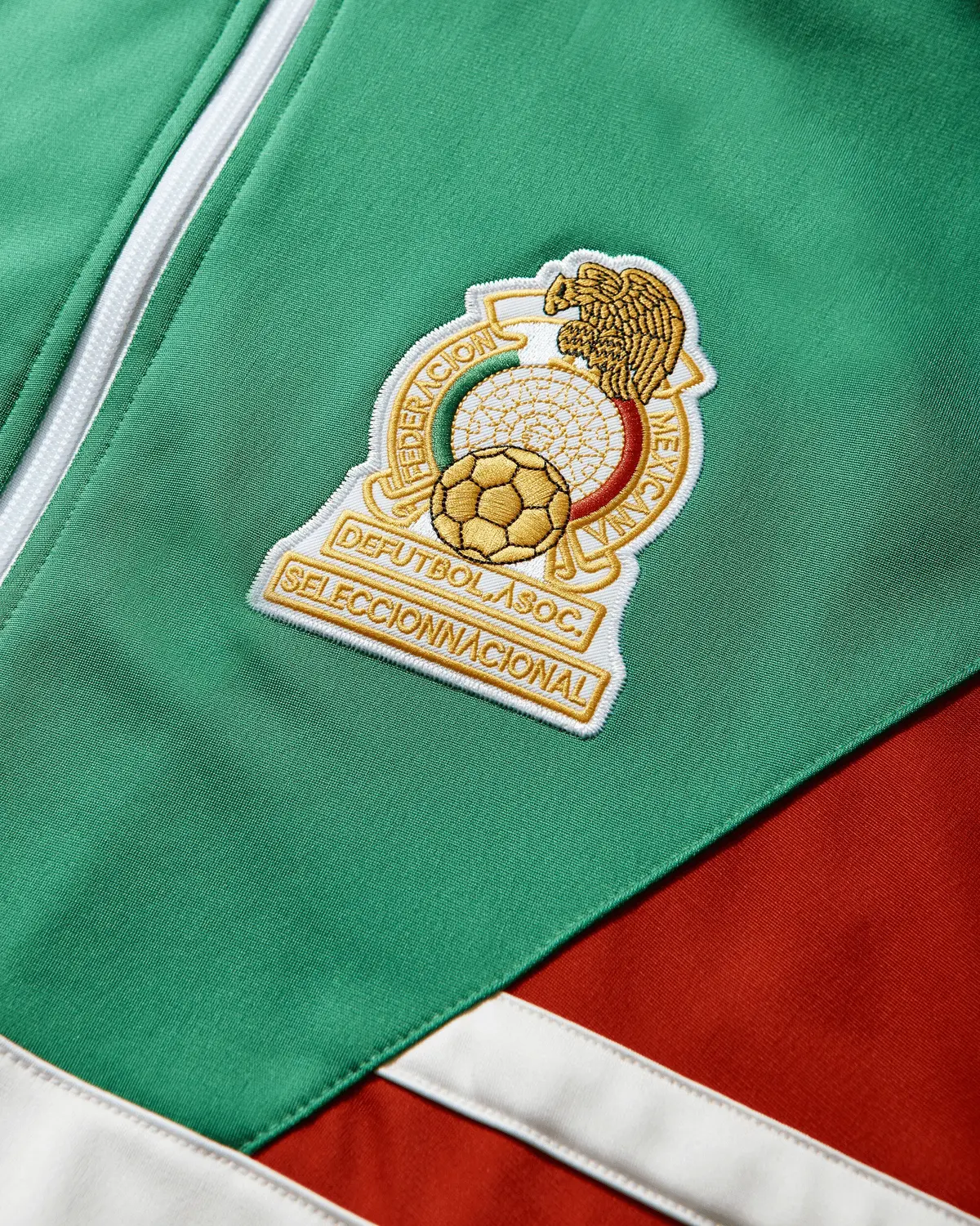 Men's Mexico 1986 Track Top Green 3