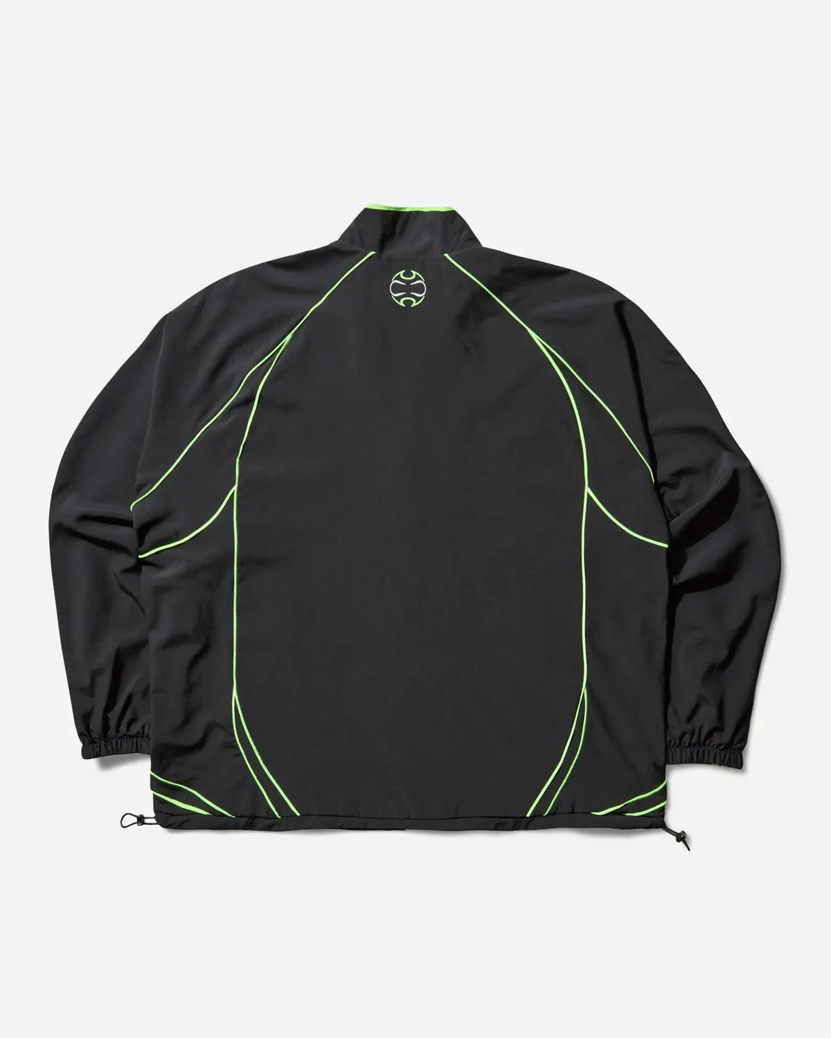 Men's Teamgeist Adicolor Track Top Black / Signal Green 2