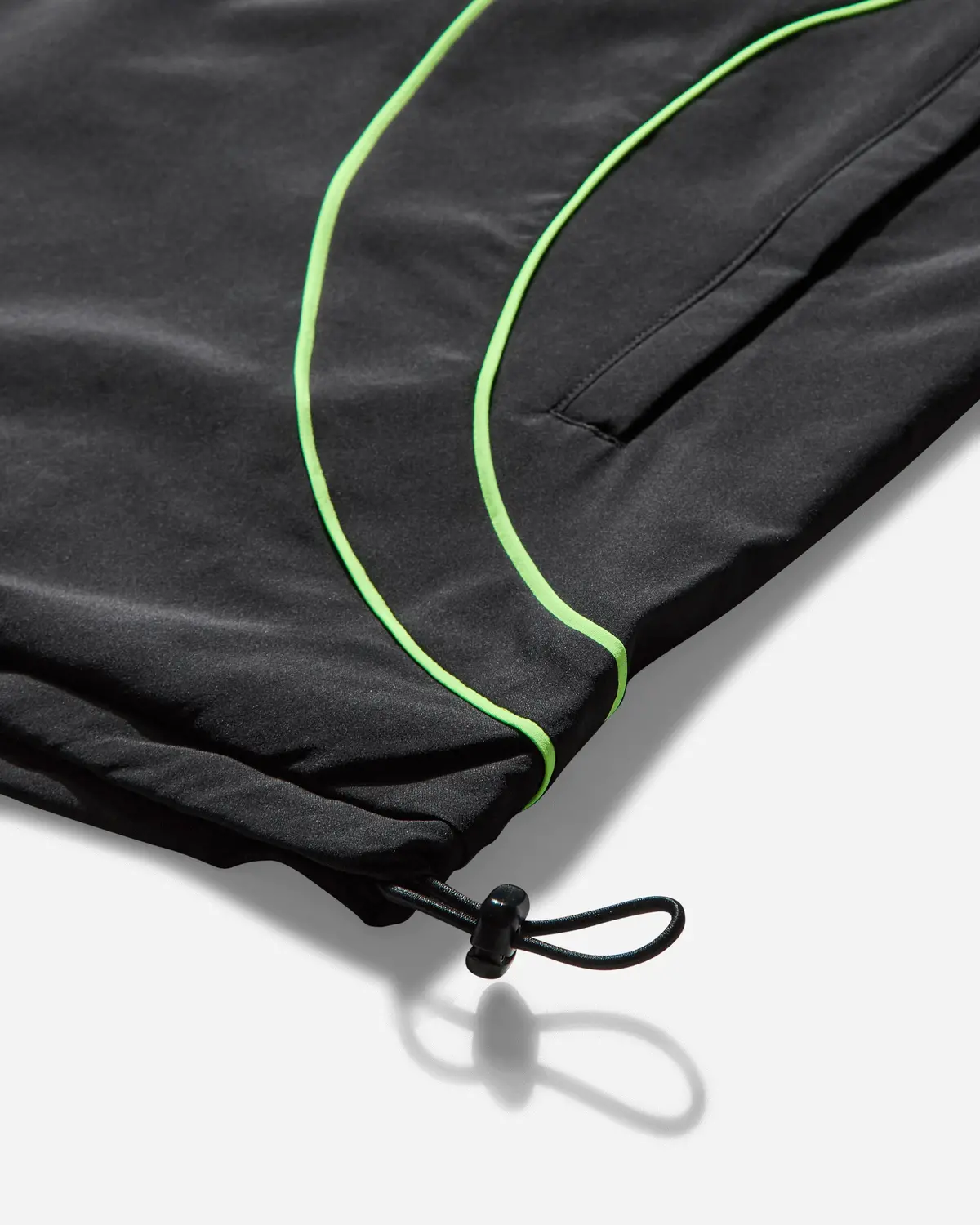 Men's Teamgeist Adicolor Track Top Black / Signal Green 3