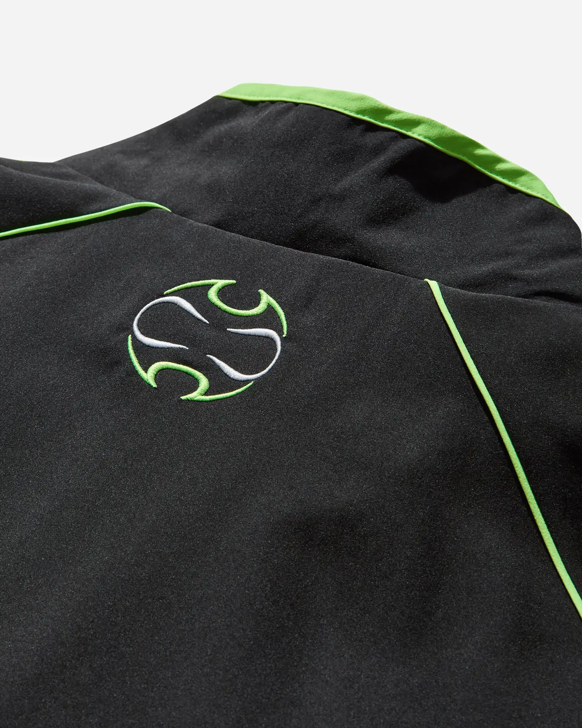 Men's Teamgeist Adicolor Track Top Black / Signal Green 4
