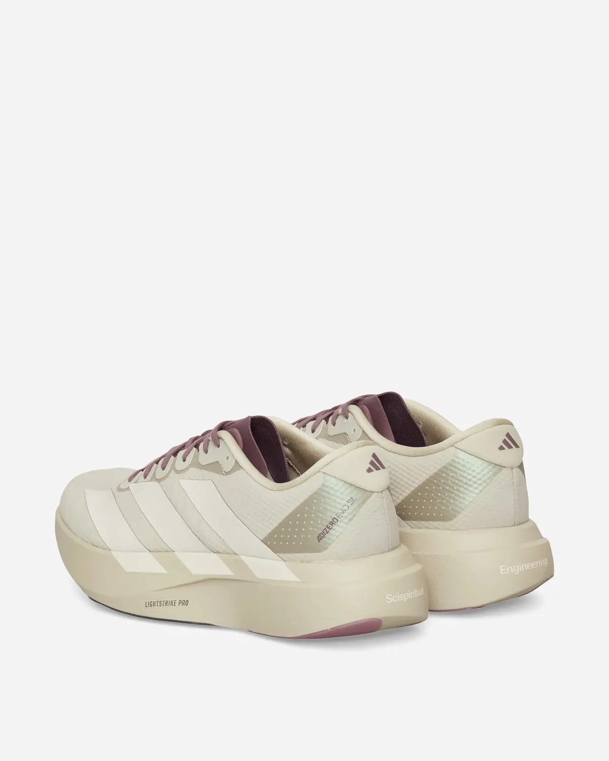 Adizero Evo Sl Sneakers Putty Grey / Alumina / Shadow Fig 4