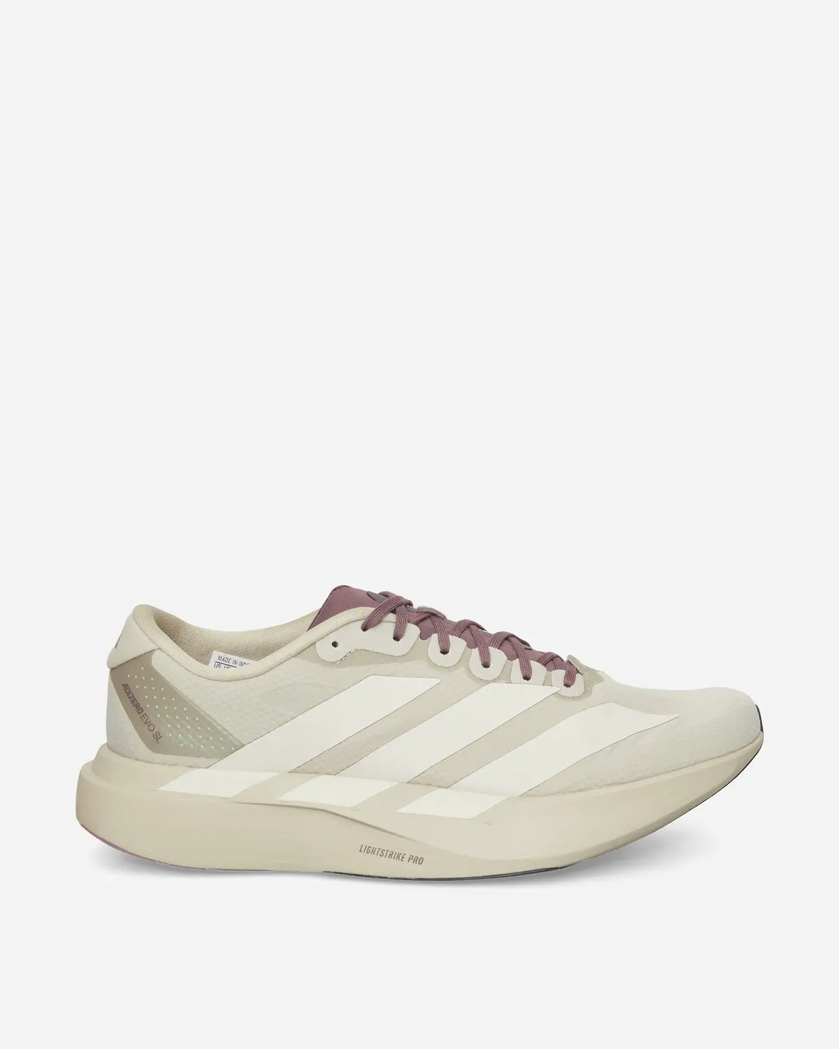 Adizero Evo Sl Sneakers Putty Grey / Alumina / Shadow Fig 1