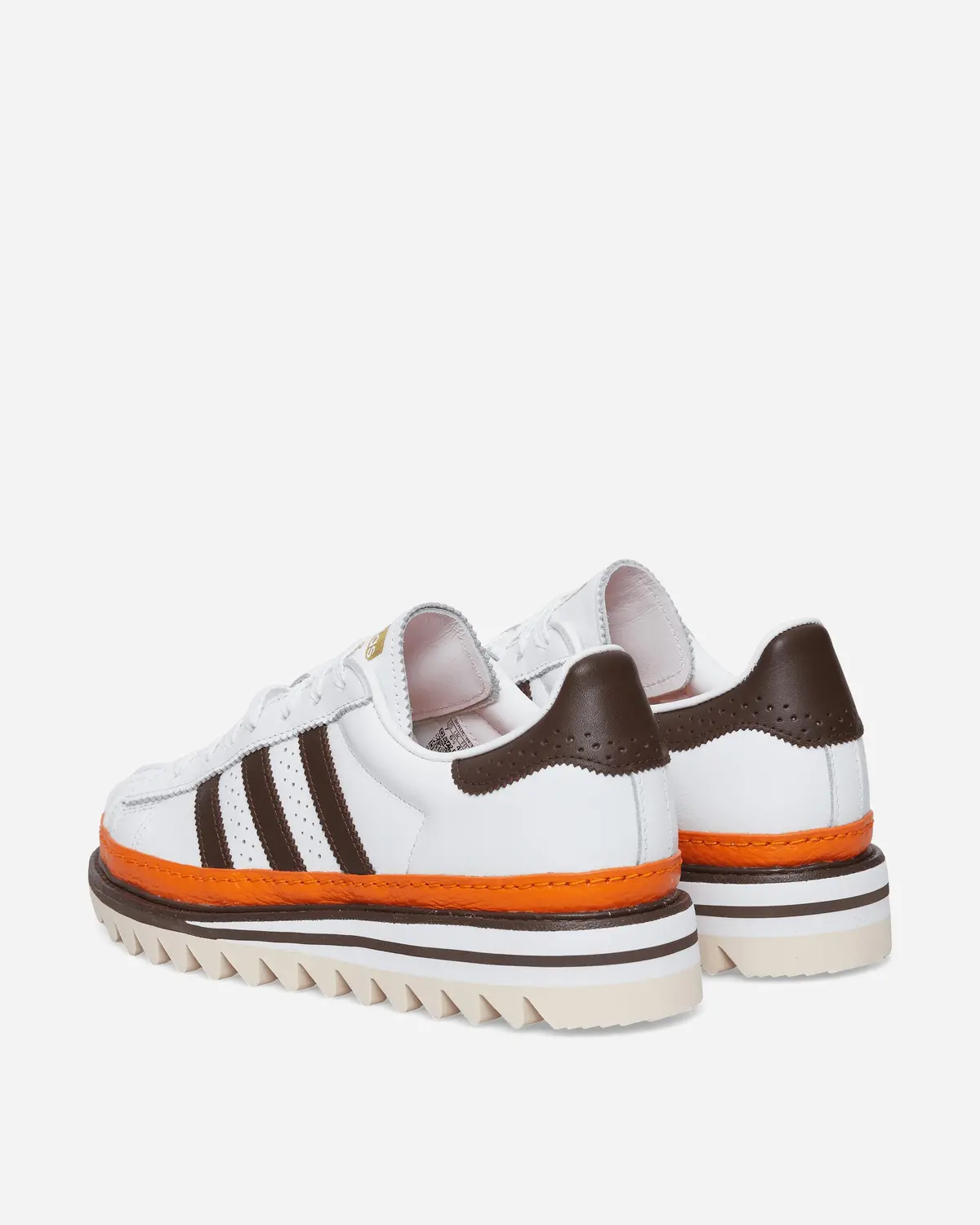 Clot By Edison Chen Ex Orange Superstar Sneakers White / Coffee / Orange 4