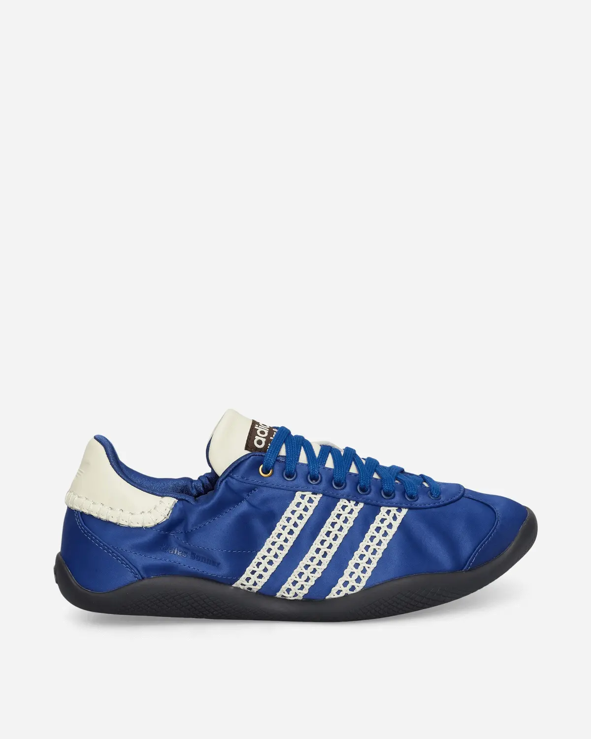 Wales Bonner Karintha Lo Satin Sneakers Blue / Cream White 1