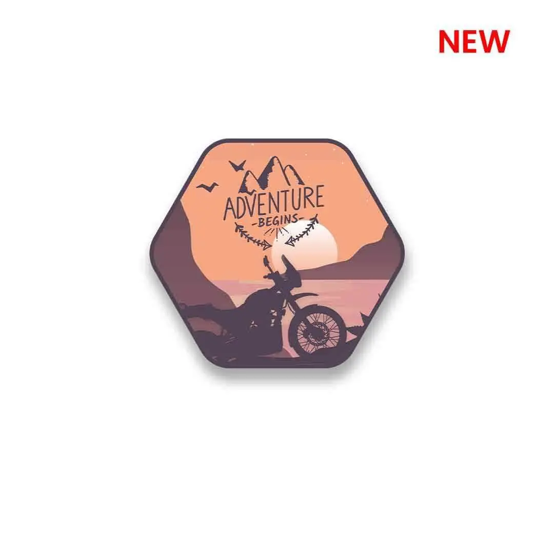 Adventure Begins Sticker 1