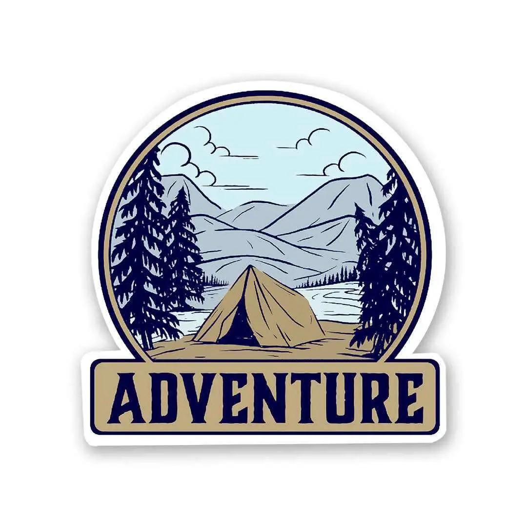 Adventure - Camping Sticker 2