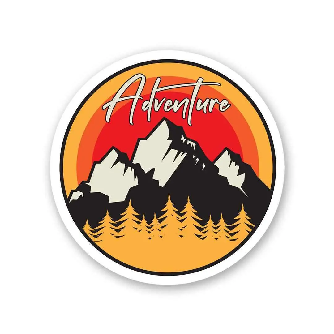 Adventure - Mountains Sticker 2
