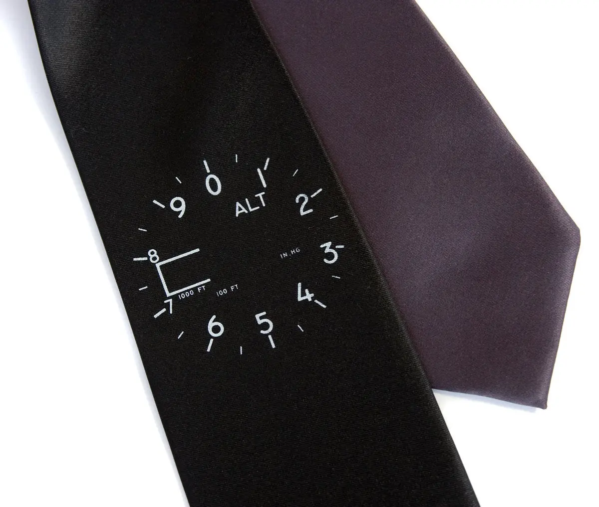 Altimeter Silk Necktie 1