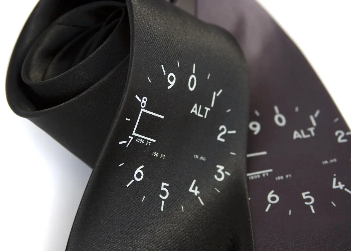 Altimeter Necktie 1