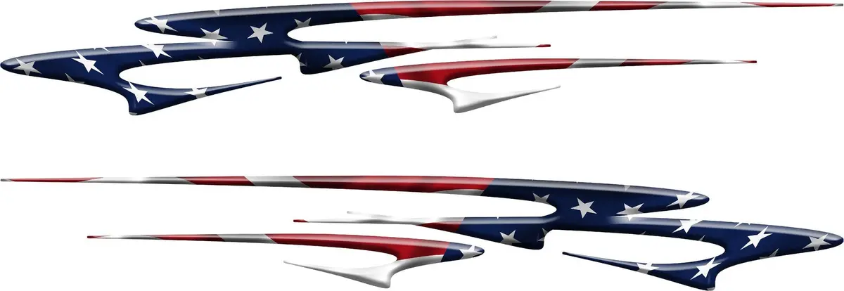 American Flag Decal Stripes For Car & Truck B490 5