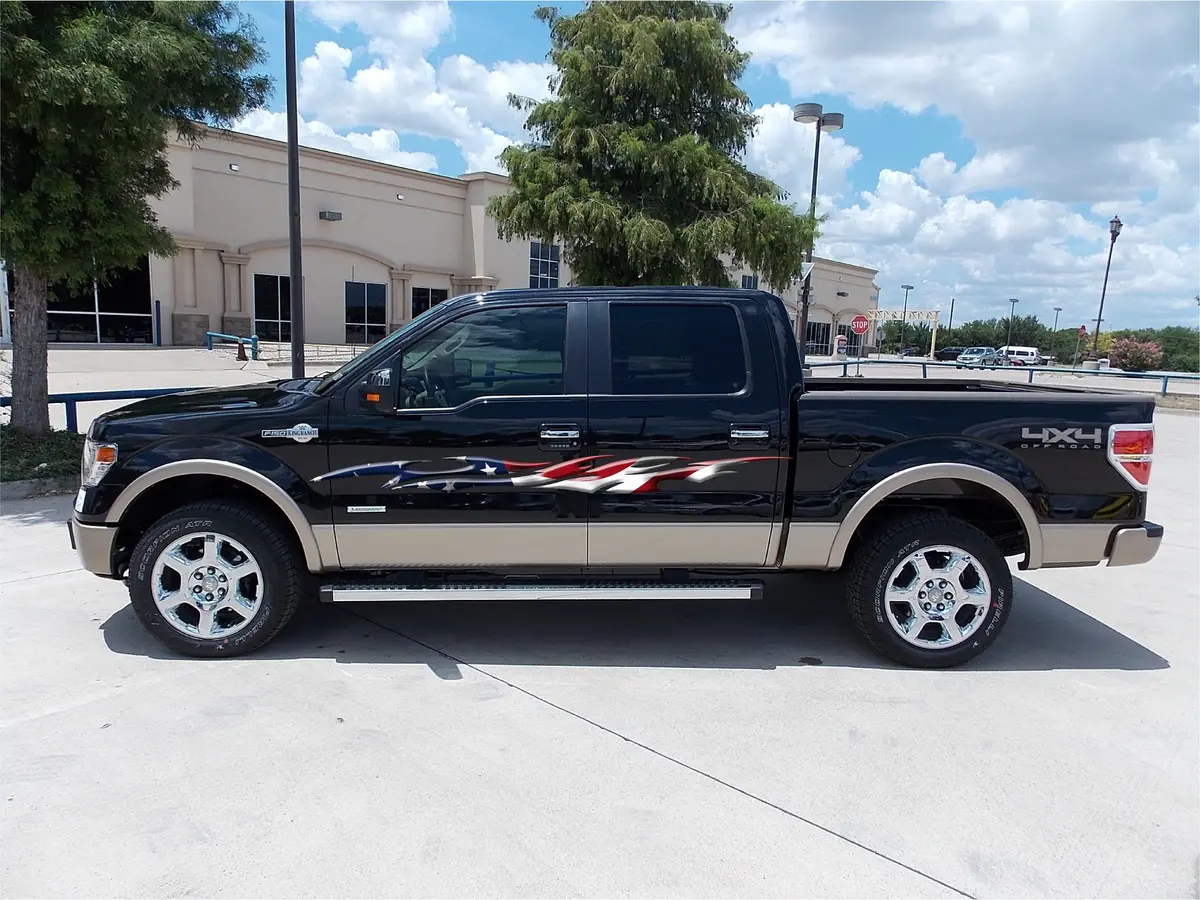 American Flag Stripes Truck Side Decals B758 On Clearance 50% Off 2