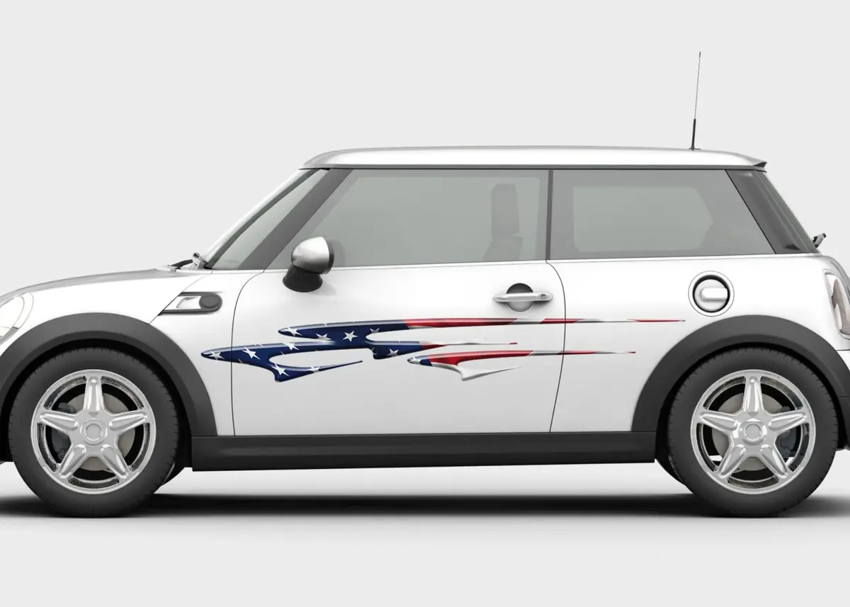American Flag Decal Stripes For Car & Truck B490 2