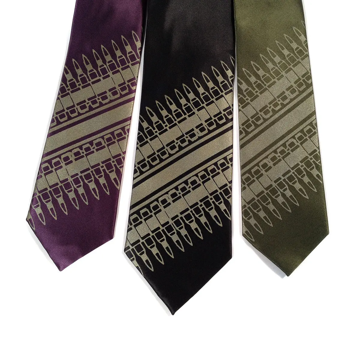 Ammo Necktie, Bandolier Print Tie 1