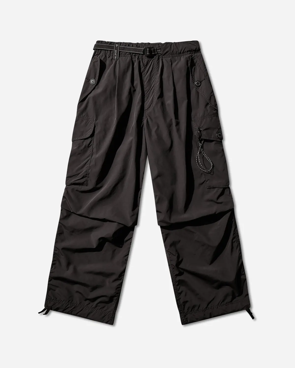 Men's Oversized Cargo Pants Black 1