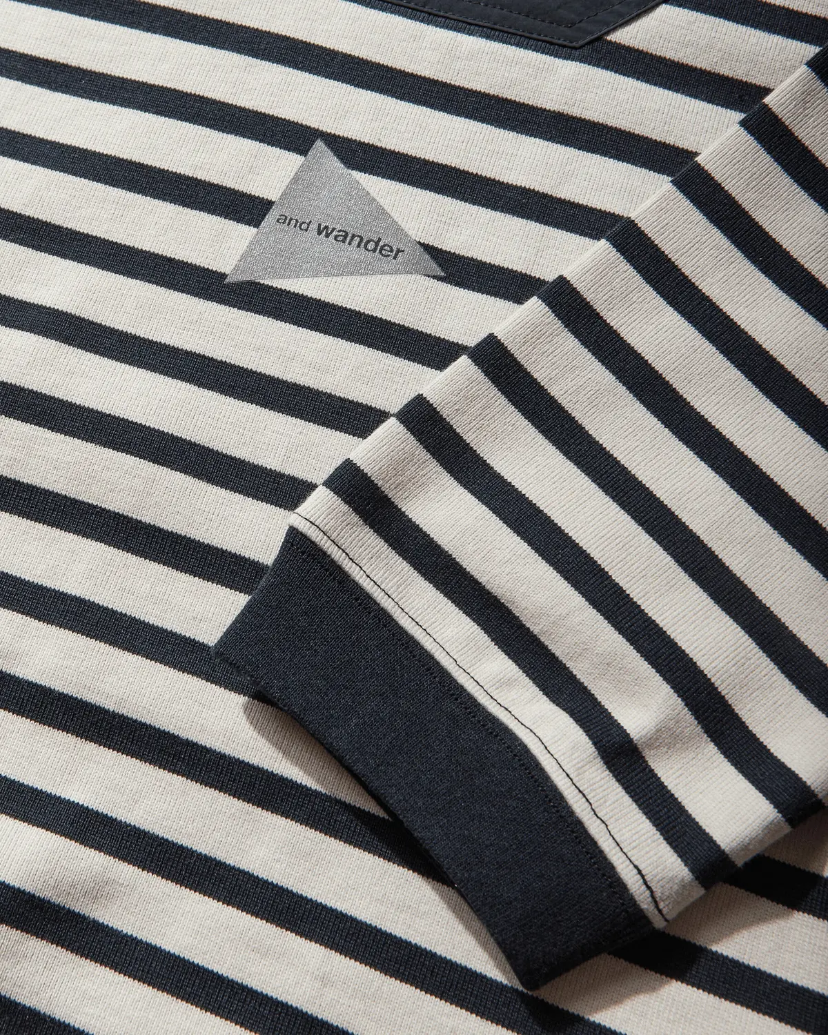 Men's Stripe Pocket Longsleeve T-Shirt Navy 4