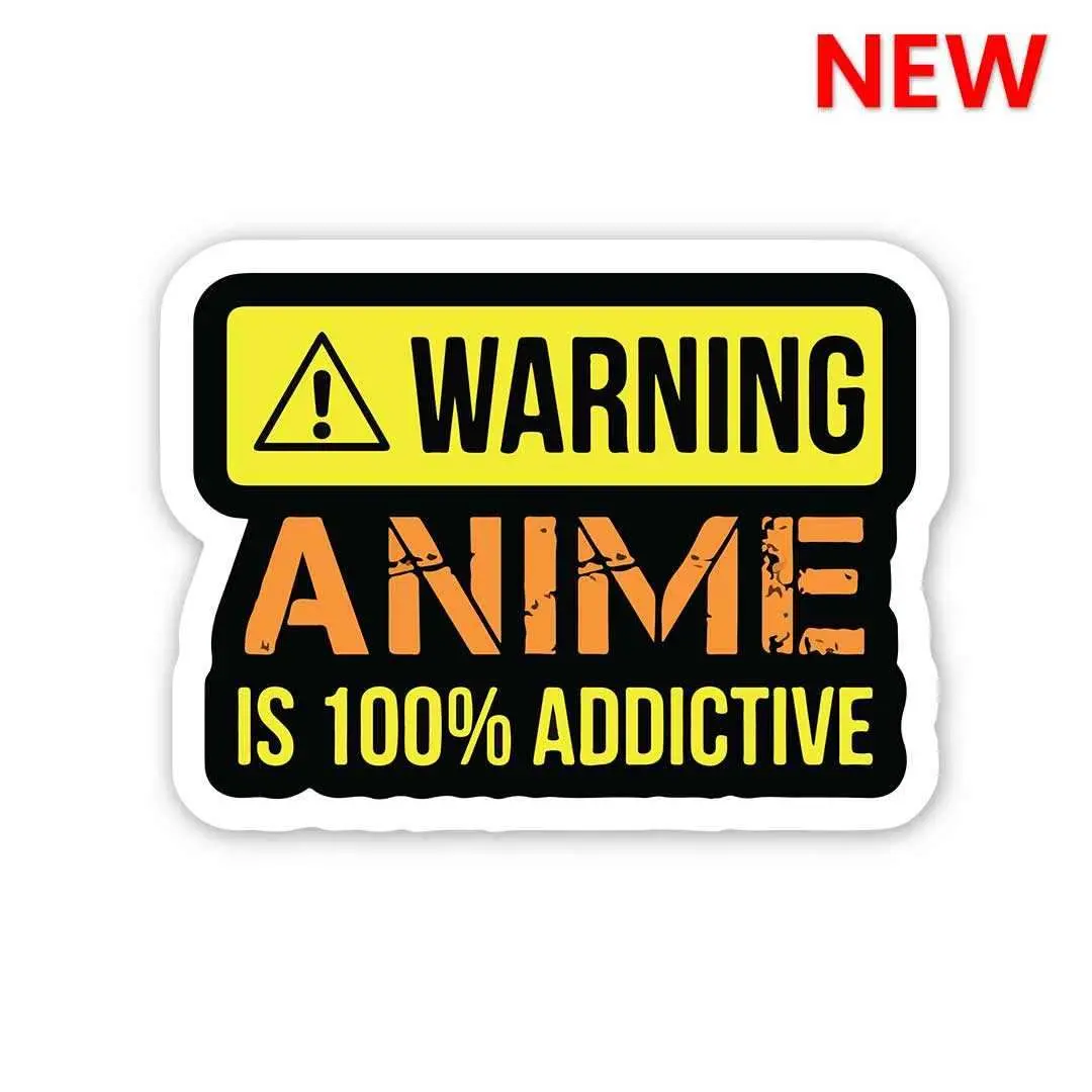 Anime Is 100% Addictive Sticker 1