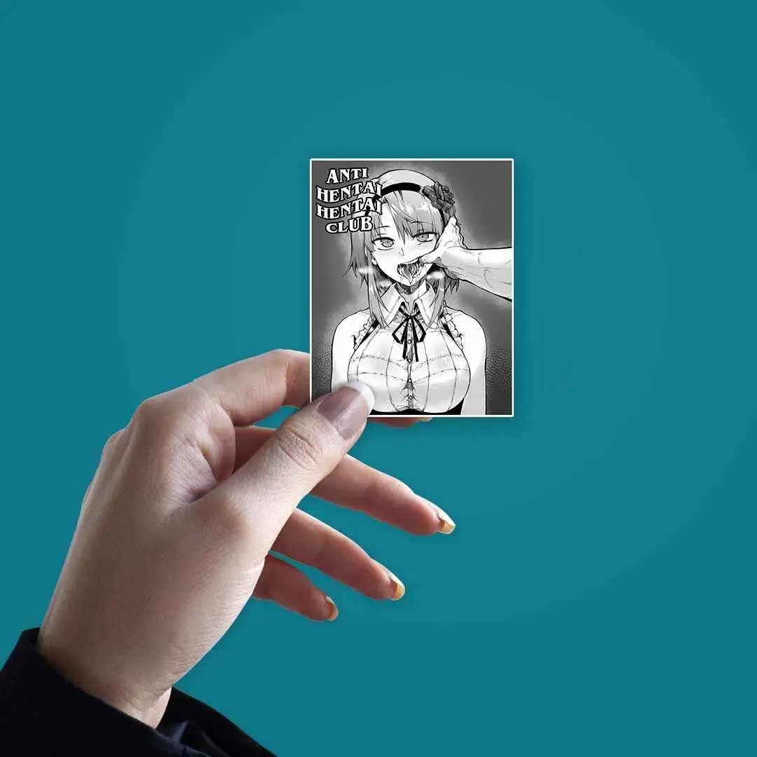 Anti Hentai Hentai Club Sticker 2
