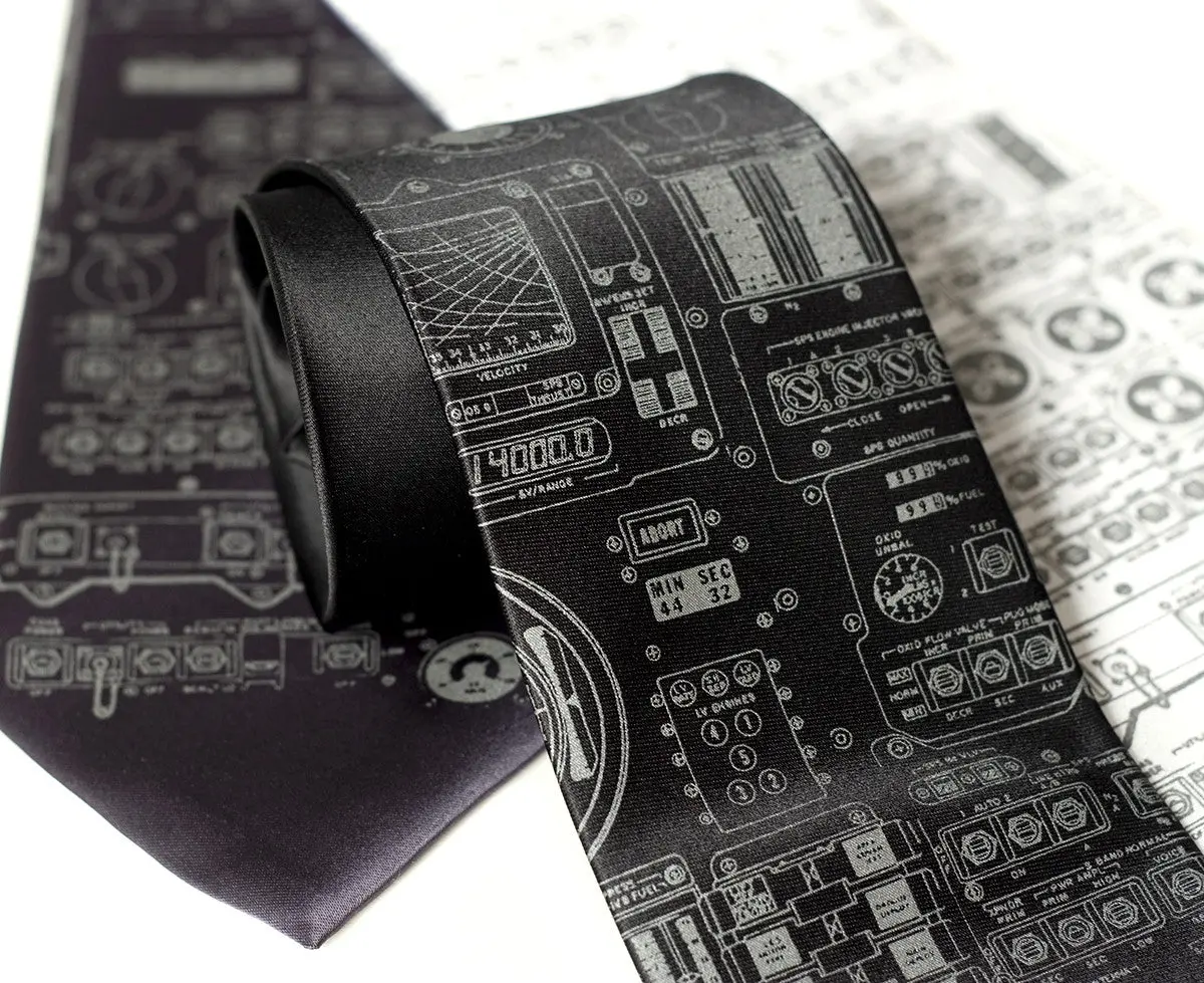 Apollo Cockpit Necktie. As Worn By Real Astronauts! 1