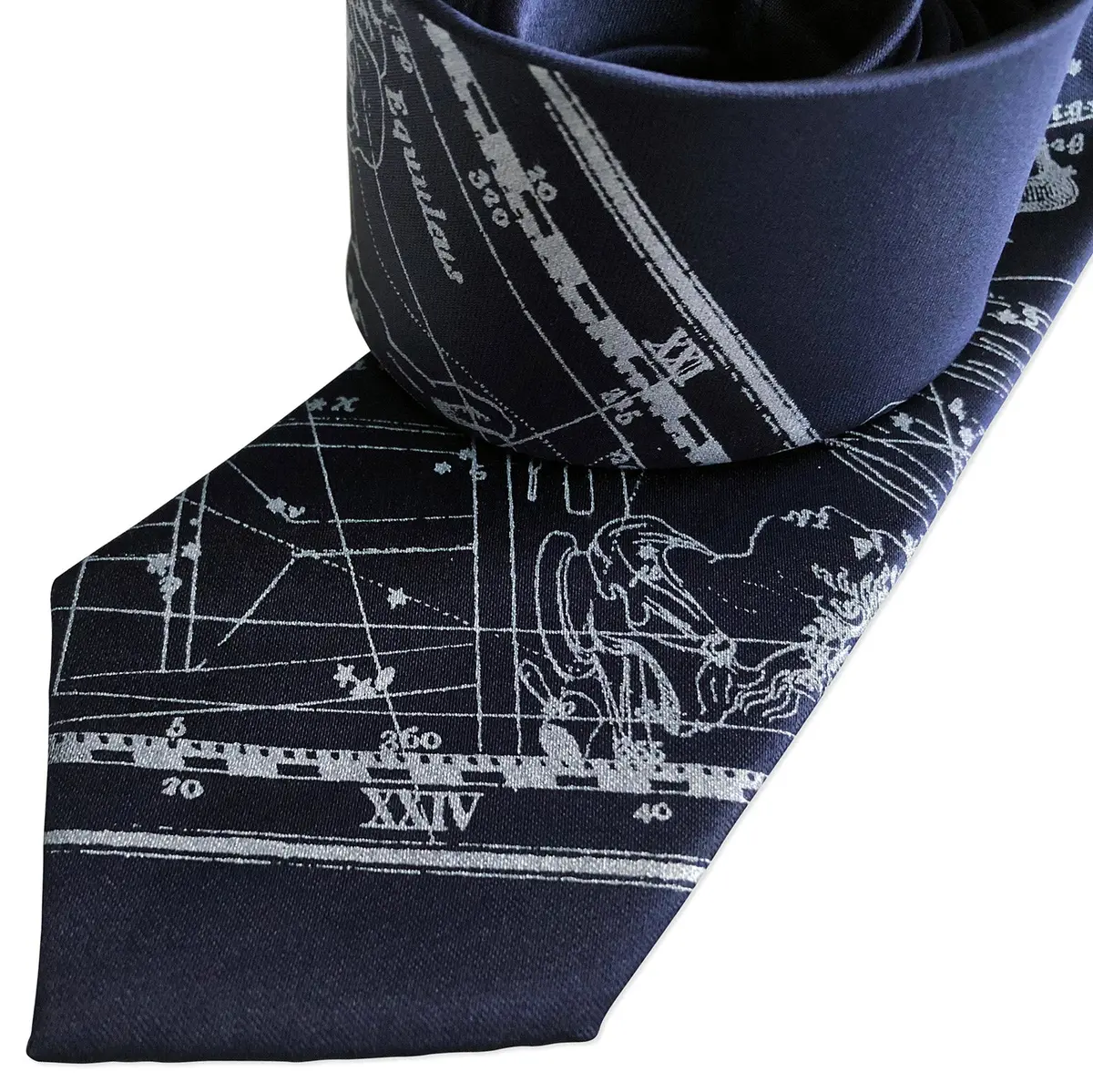 Aquarius Necktie, Zodiac Constellation Print Tie 9
