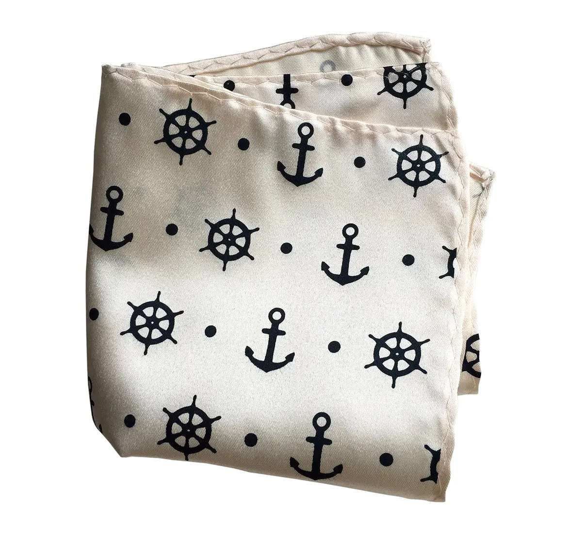 Anchor Print Pocket Square 2