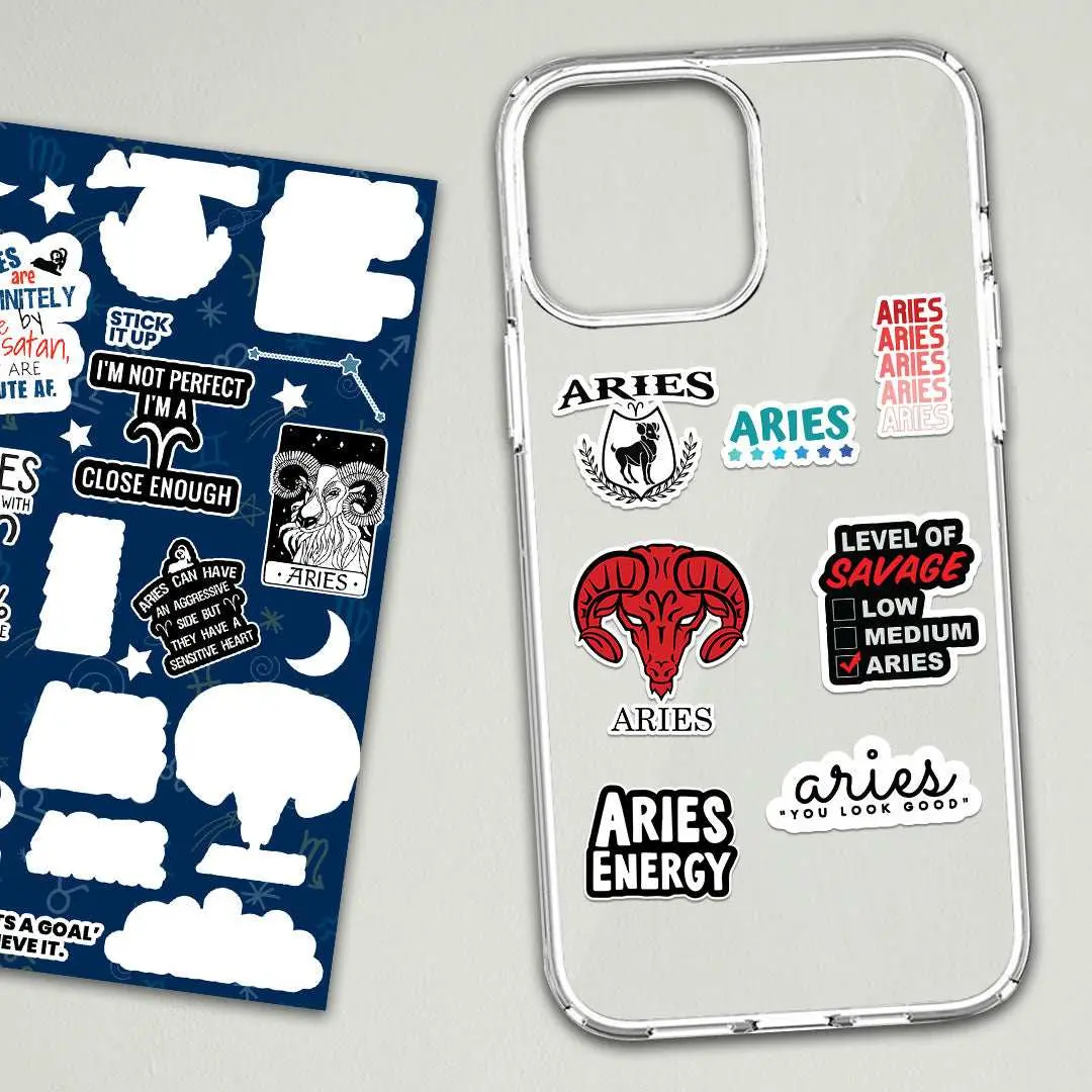 Aries Mini Stickers Sheet 2