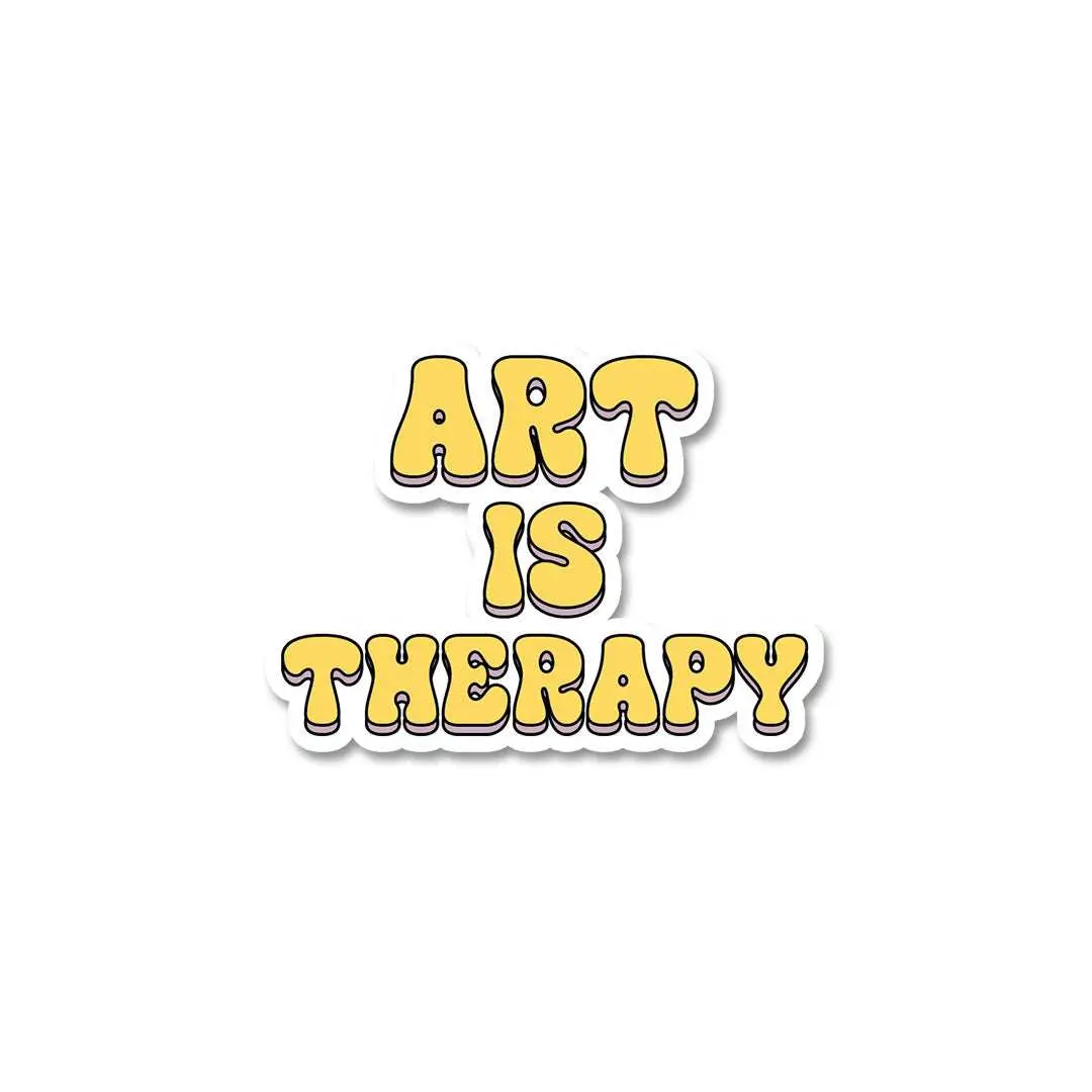 Art Is Tharepy Sticker 1