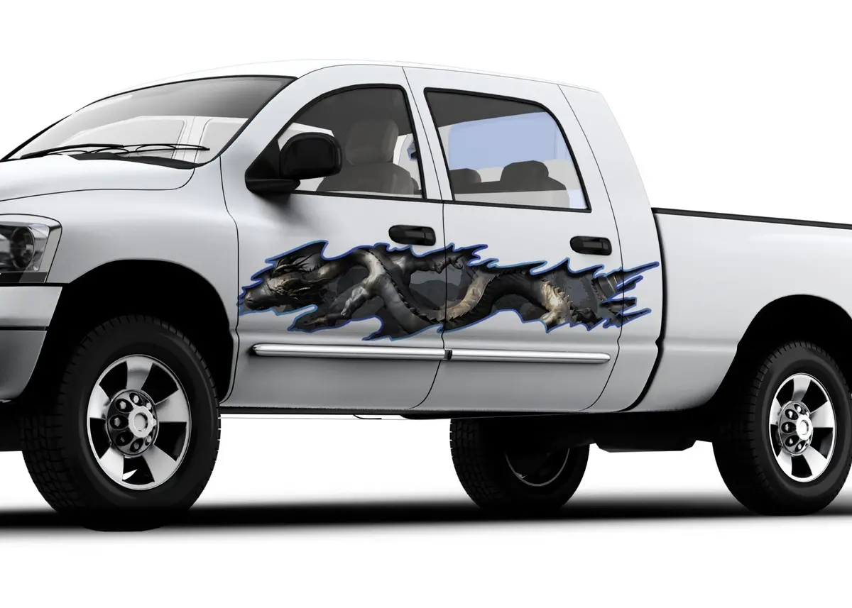 Asian Dragon Vinyl Graphic Decals For Cars And Trucks 1