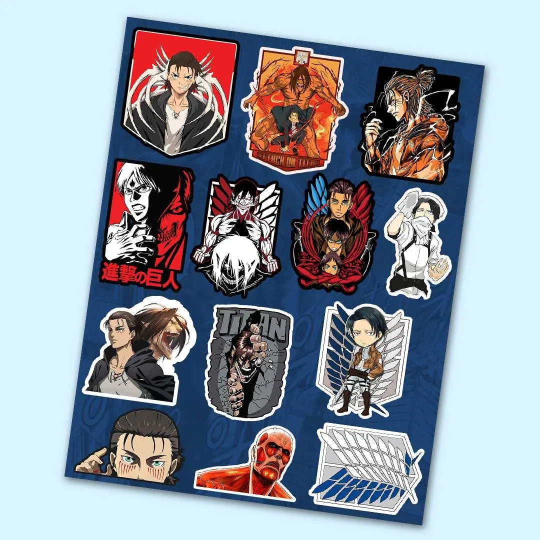 Attack On Titan Mini Sticker Sheet 1
