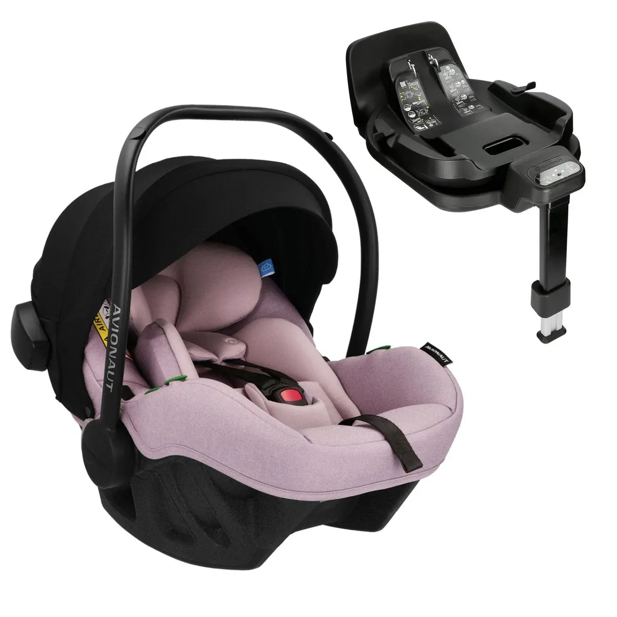 Avionaut Pixel Pro 2.0 C Car Seat & Iq Orbit Base - Pink 1