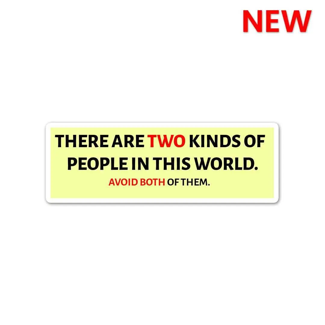Avoid Both Of Them Sticker 1